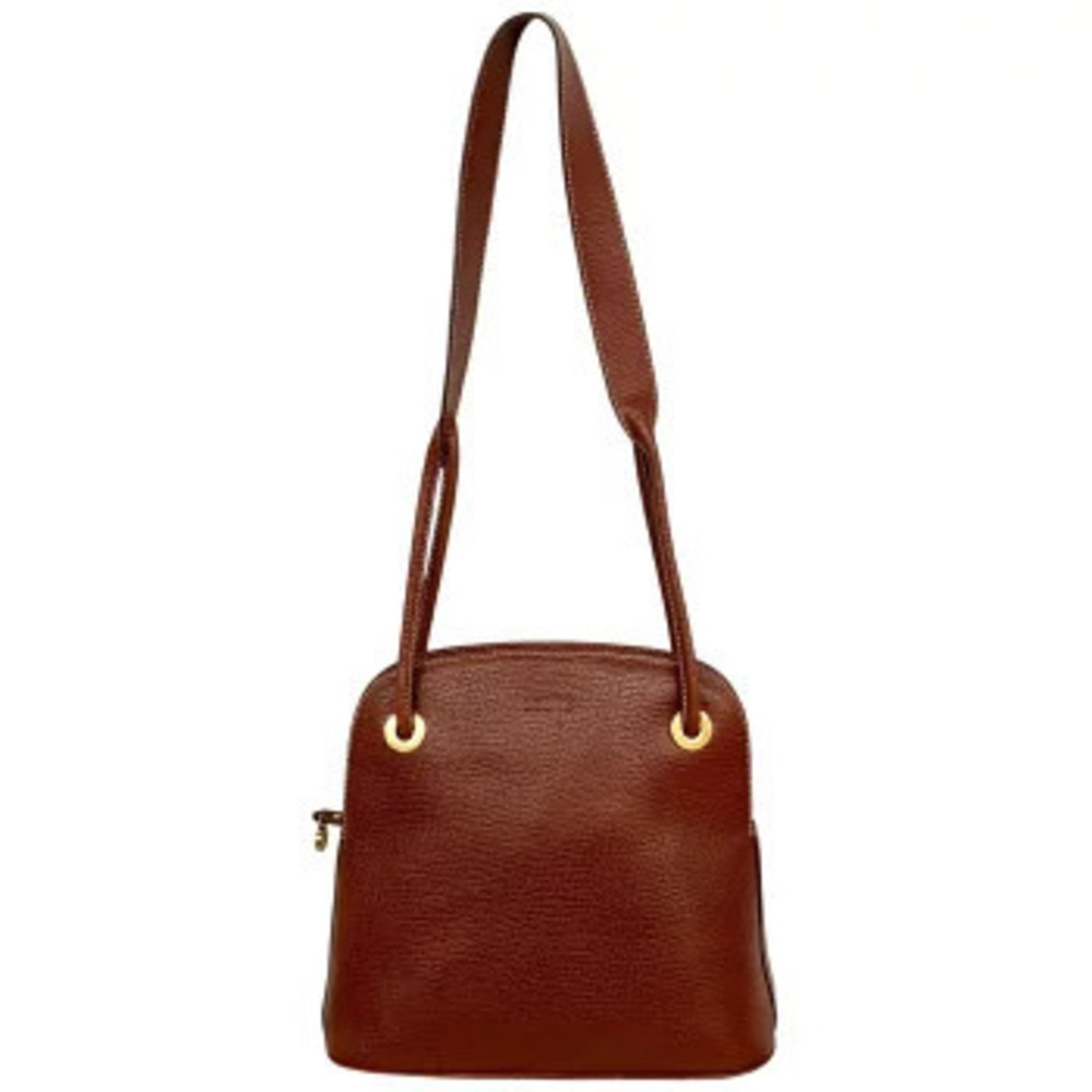 Loewe Shoulder Bag Tote Leather Brown